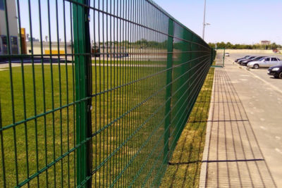 Современный забор в 3D стиле